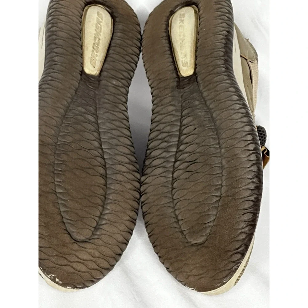 Skechers Classic Fit Air-Cooled‎ Memory Foam Sneakers Taupe Mens 10.5 65474 TPE